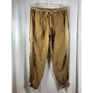 Hard Tail Forever Bronze Cupra Joggers Metallic Trim BEM-23 Womens Medium USA
